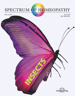 Spectrum of Homeopathy 2014-3, Insects