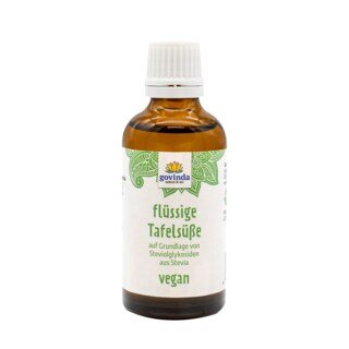 Flussige Tafelsusse Stevia Fluid 50 Ml Auf Grundlage Von