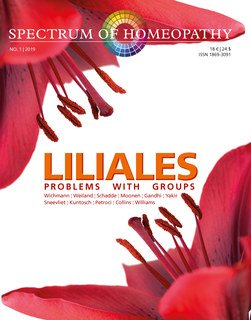 Spectrum of Homeopathy 2019-1, LILIALES