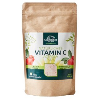 Vitamine C naturelle Acerola Plus  25 % de vitamine C - 200 g - par Unimedica