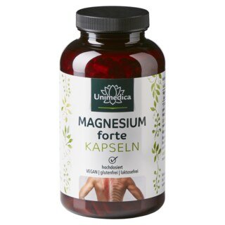 Magnesium forte - 400 mg per daily dose - 365 capsules - from Unimedica