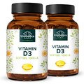 Set: Vitamin D3 Softgel  25 µg (1000 I.U.) per daily dose (1 capsule)  2 x 365 capsules  by Unimedica
