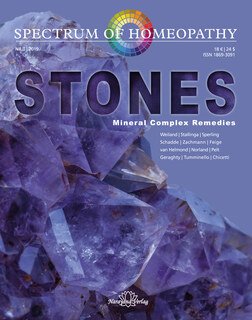 Spectrum of Homeopathy 2019-3, Stones