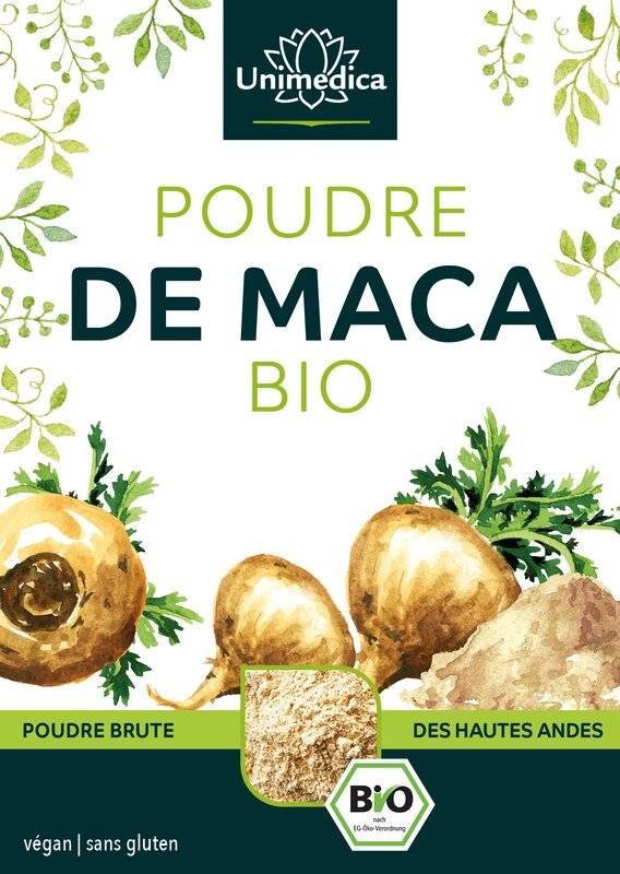 Bio Maca Pulver - Rohpulver - 300 g - von Unimedica