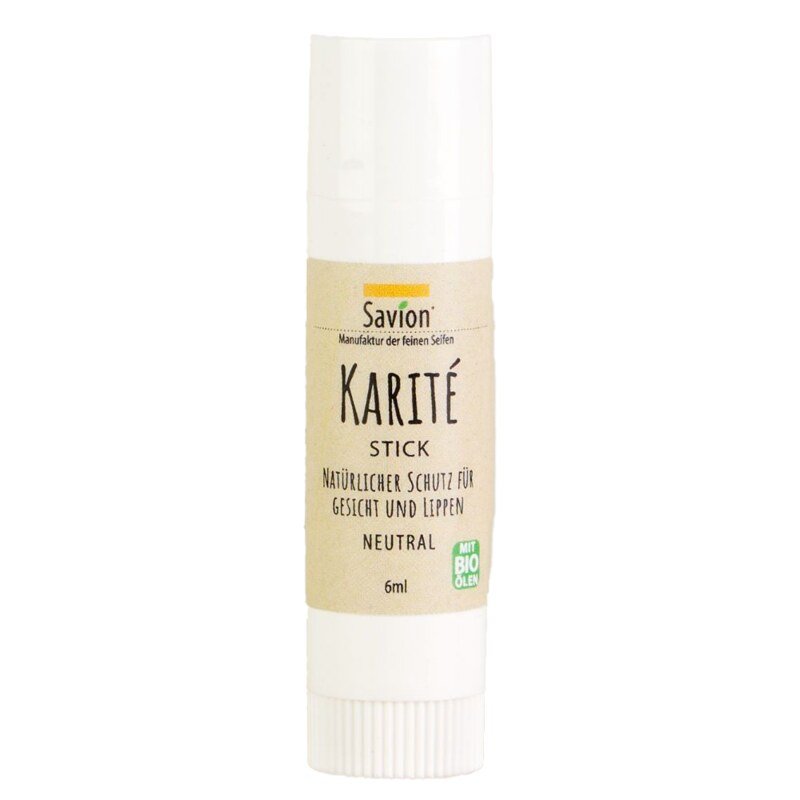 Karité Lippenpflegestift neutral - Savion - 6 ml