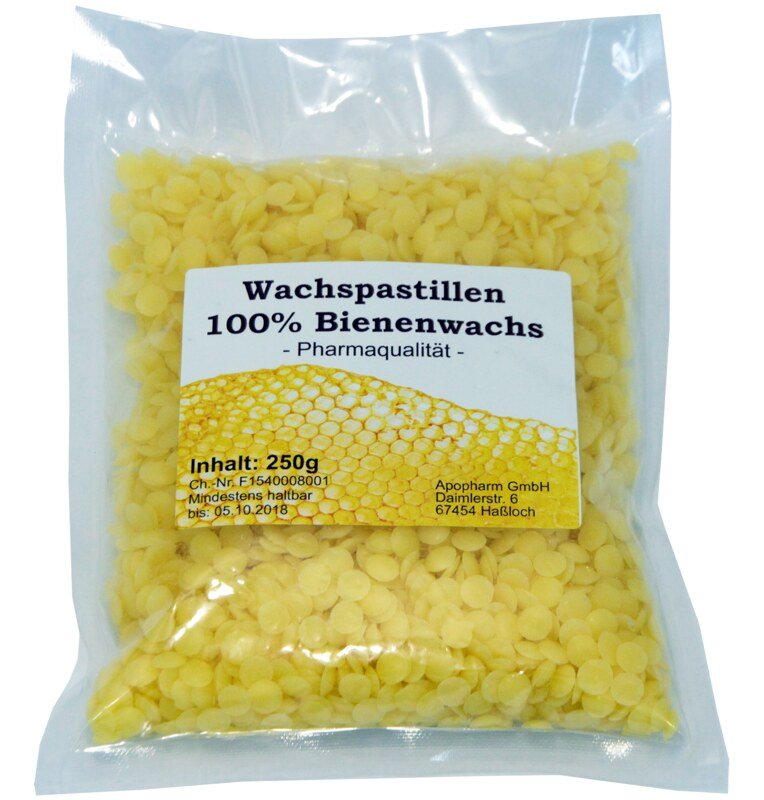Wachspastillen 100 % Bienenwachs -  250 g