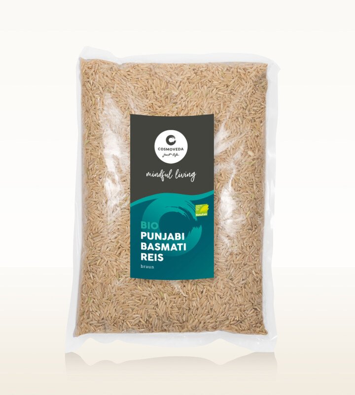 Punjabi Basmati Reis braun Bio - Cosmoveda - 1000 g
