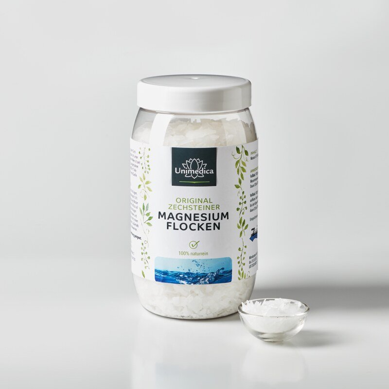 Magnesiumflocken Original Zechsteiner - 100 % naturrein - 750 g - von Unimedica