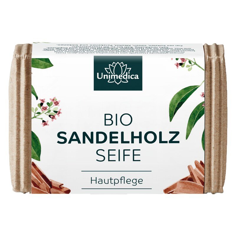 Organic sandalwood soap - 100 g - by Unimedica