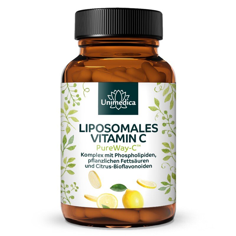 Liposomal Vitamin C - PureWay-C™ - 500 mg Vitamin C per daily dose - 100 capsules - from Unimedica