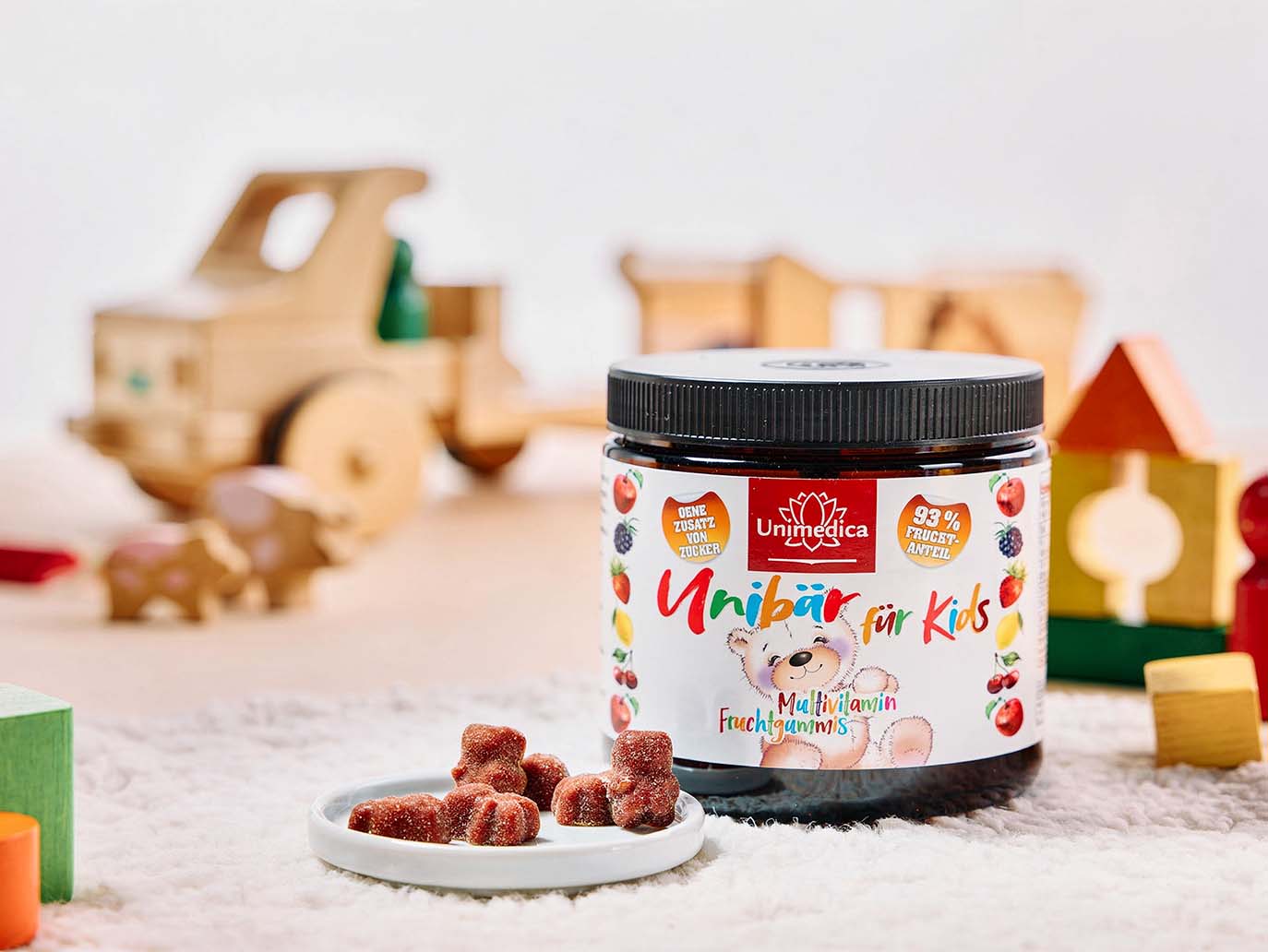 Unibär for Kids - Multivitamin - Fruit gummies - 120 gummies - by Unimedica