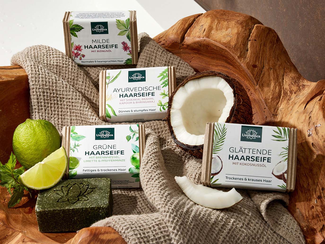 Smoothing Shampoo  with coconut oil  for dry and frizzy hair  100 g  from Unimedica