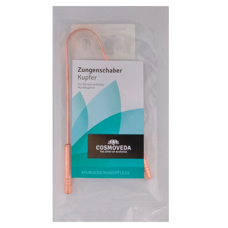 Zungenschaber Kupfer - Cosmoveda - 1 Stück