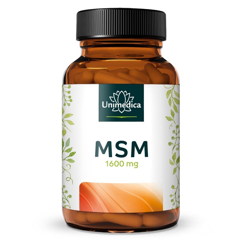 MSM capsules - 1600 mg per daily dose - 365 capsules  from Unimedica