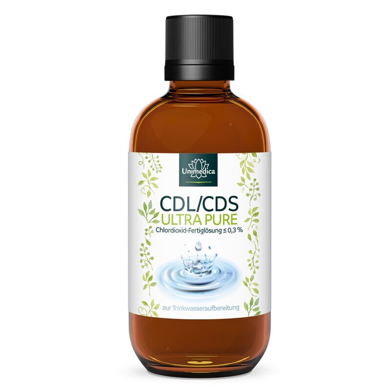 CDL/CDS - ULTRA PURE - Chlorine Dioxide Ready-to-Use Solution ≤ 0.3 % - 100 ml - from Unimedica