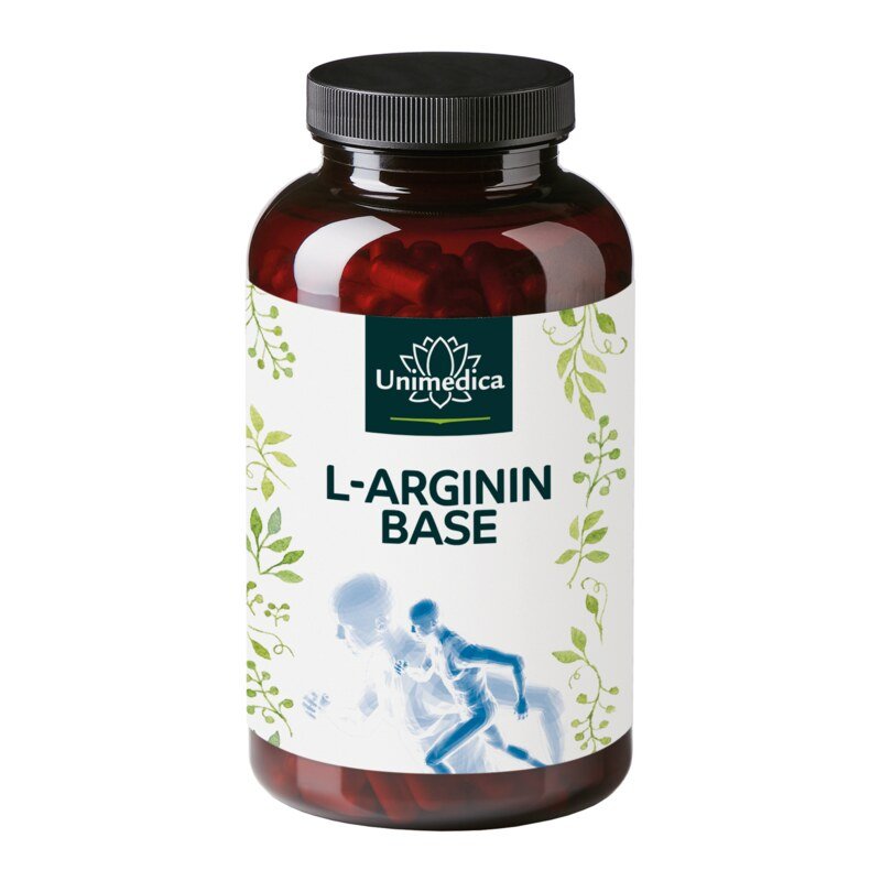 L-Arginine Base, 365 capsules