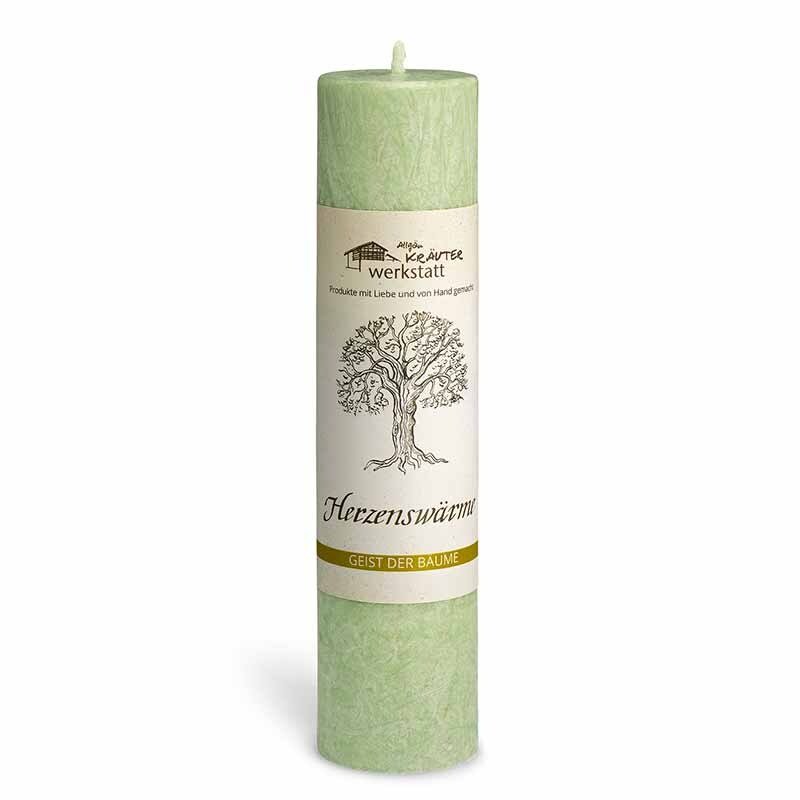 Heilkräuter Kerze Herzenswärme - Allgäu Kräuterwerkstatt