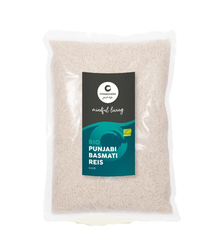 Punjabi Basmati Reis weiss Bio - Cosmoveda - 1000 g