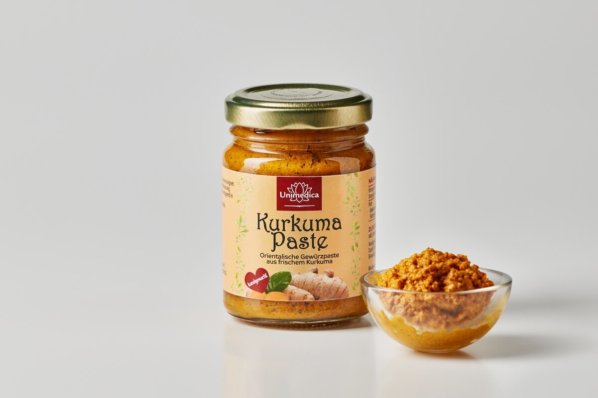 2er-Sparset: Kurkuma Paste - handgemacht  - 2 x 90 g - von Unimedica