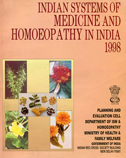 Indian Systems of Medicine and Homoeopathy in India 1998