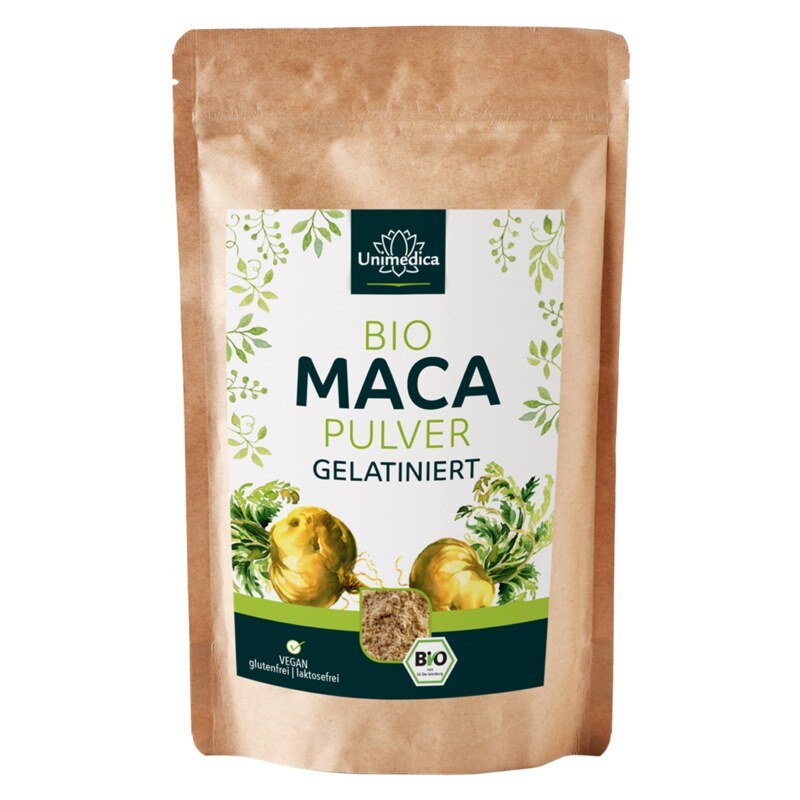 Organic Maca Powder - gelatinated - 300 g - from Unimedica