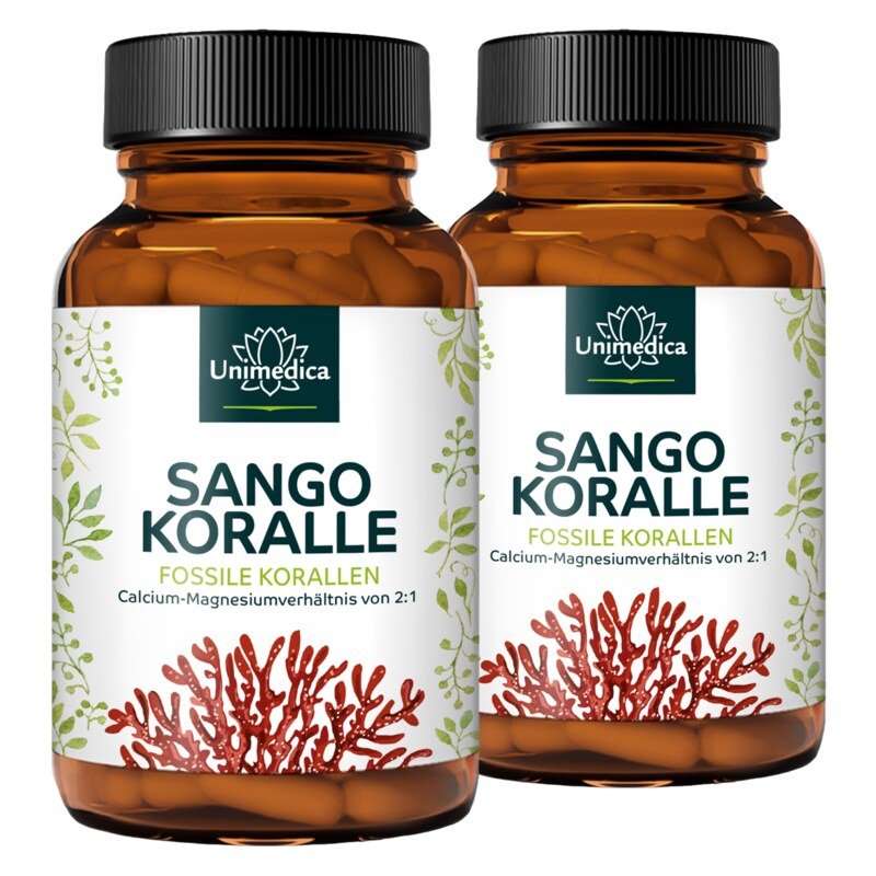 Sango coral - 90 % fossil coral - 180 capsules - from Unimedica