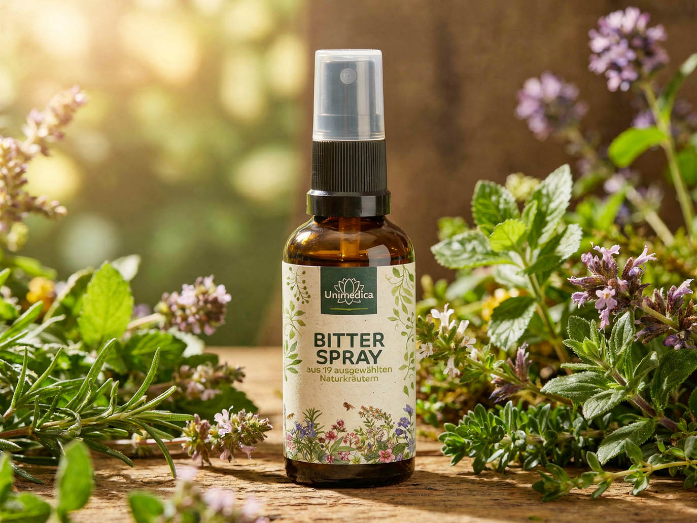 Bitter Spray  from 19 selected natural herbs - 50 ml - from Unimedica