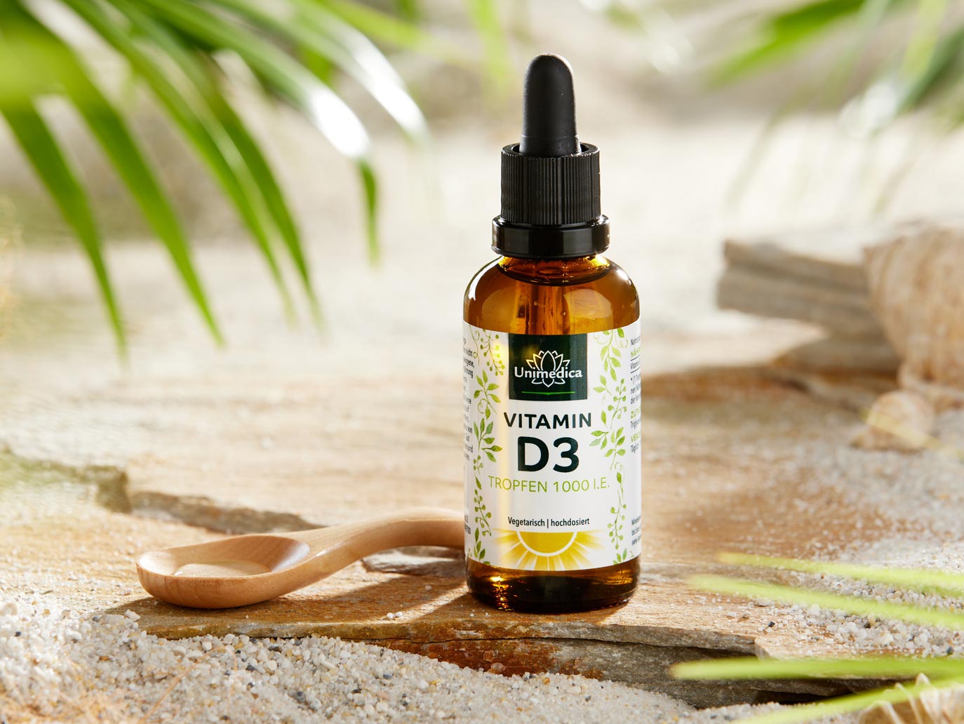 Vitamin D3 Drops - 1000 I.U./25 µg per daily dose - from Unimedica - 50 ml