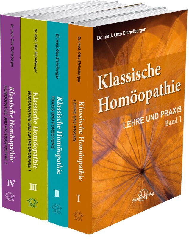 Set der Schriftenreihe "Klassische Homöopathie" in 4 Bänden
