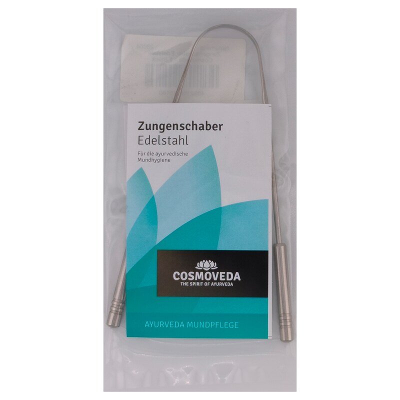 Zungenschaber Edelstahl - Cosmoveda - 1 Stück