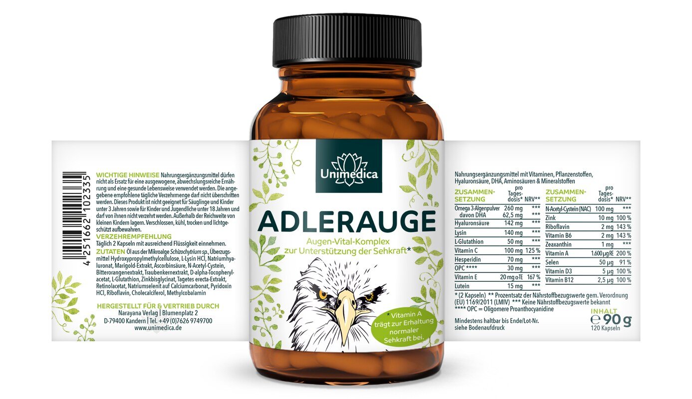 Set: Adlerauge  2 x 120 capsules  by Unimedica