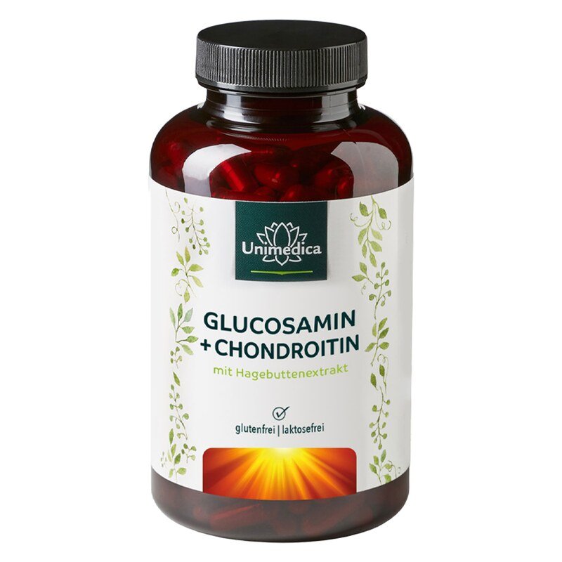 Glucosamine + Chondroitin - 1000 mg / 1200 mg per daily dose - 180 capsules - from Unimedica