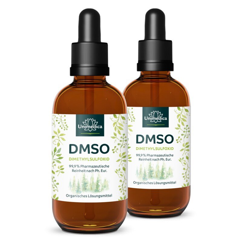 Set: DMSO 99.9 % - 2 x 100 ml - from Unimedica