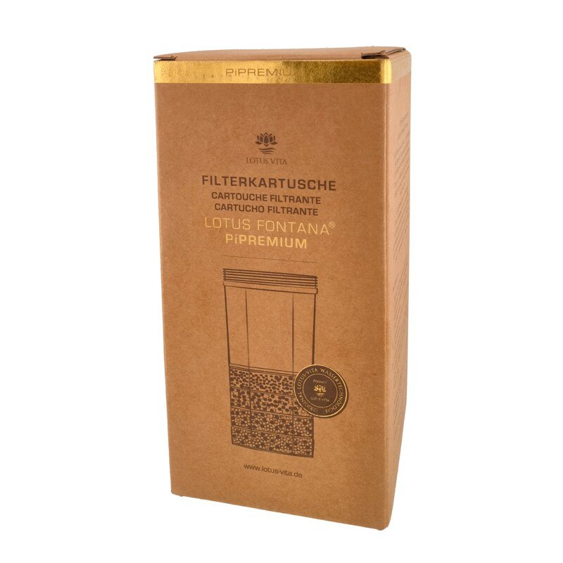 PiPremium Filterkartusche Lotus FONTANA® - Modell 2024 - Lotus Vita