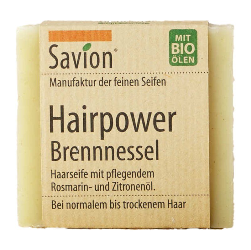Haarseife Hairpower - für normales bis trockenes Haar - Savion - 85 g