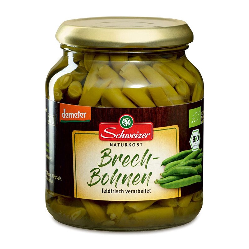 Brechbohnen demeter bio - Schweizer Sauerkonserven - 340 g