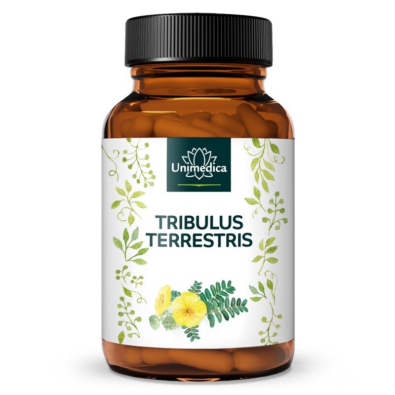 Tribulus Terrestris  with 90 % saponins  750 mg Tribulus terrestris extract per daily dose (1 capsule)  180 capsules  from Unimedica