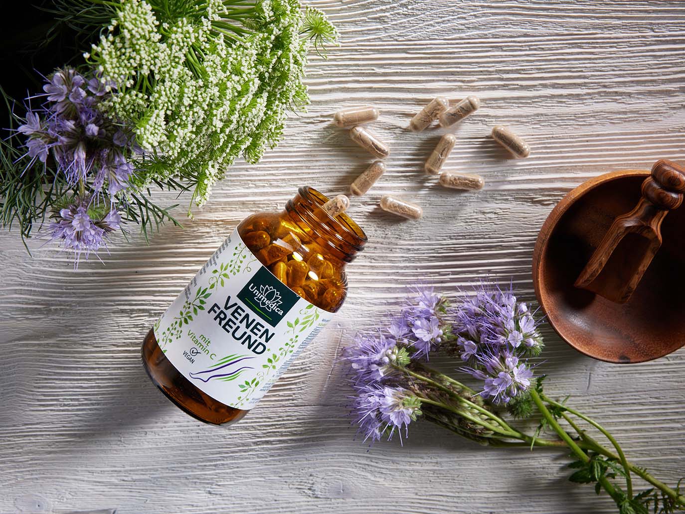 Venenfreund* - Complex with Vitamin C and Rutin - 120 capsules - from Unimedica