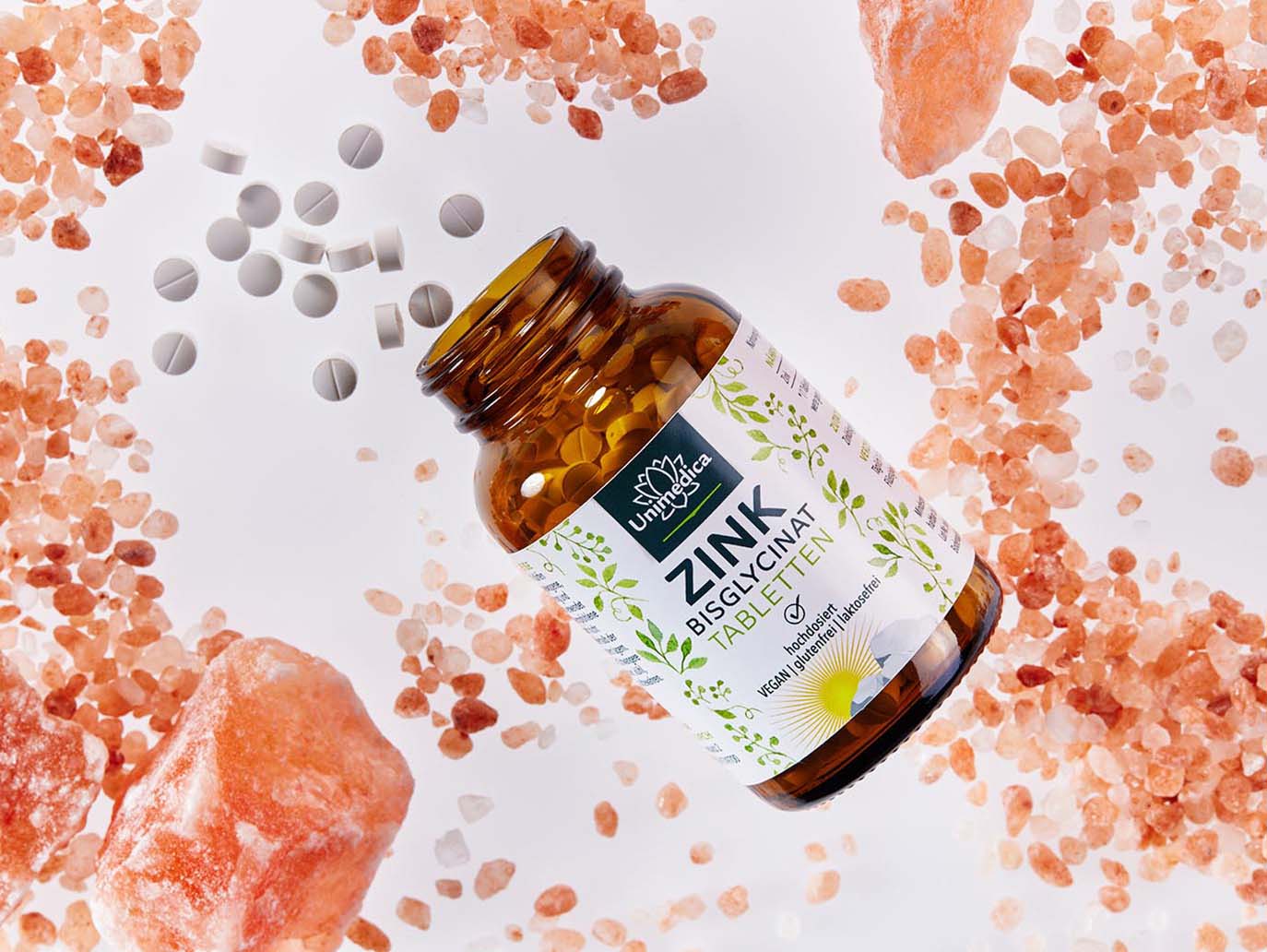 Zinc Bisglycinate Tablets - 25 mg per daily dose - high dose - 365 tablets - from Unimedica