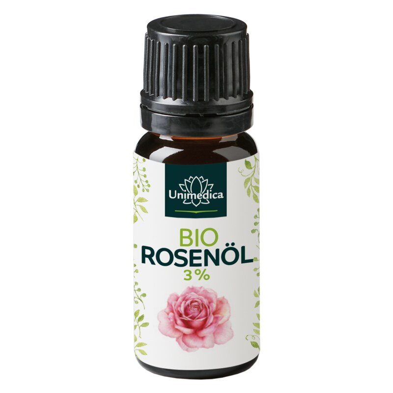 Organic Rose Oil 3 % - Rosa damascena - 5 ml - from Unimedica