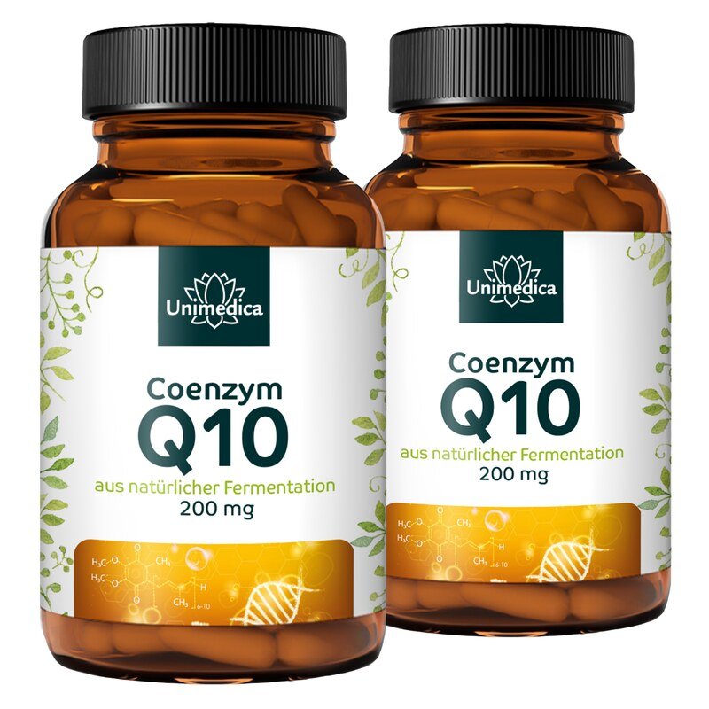 Set: Coenzyme Q10 capsules  2 x 120 capsules  from Unimedica