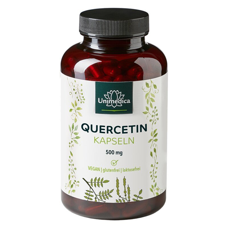 Quercetin - 500 mg per daily dose (1 capsule) - 120 capsules - from Unimedica