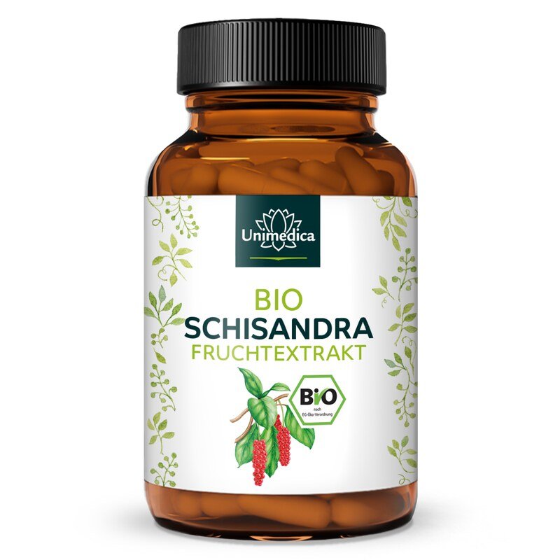Organic Schisandra Extract  90 Capsules  by Unimedica