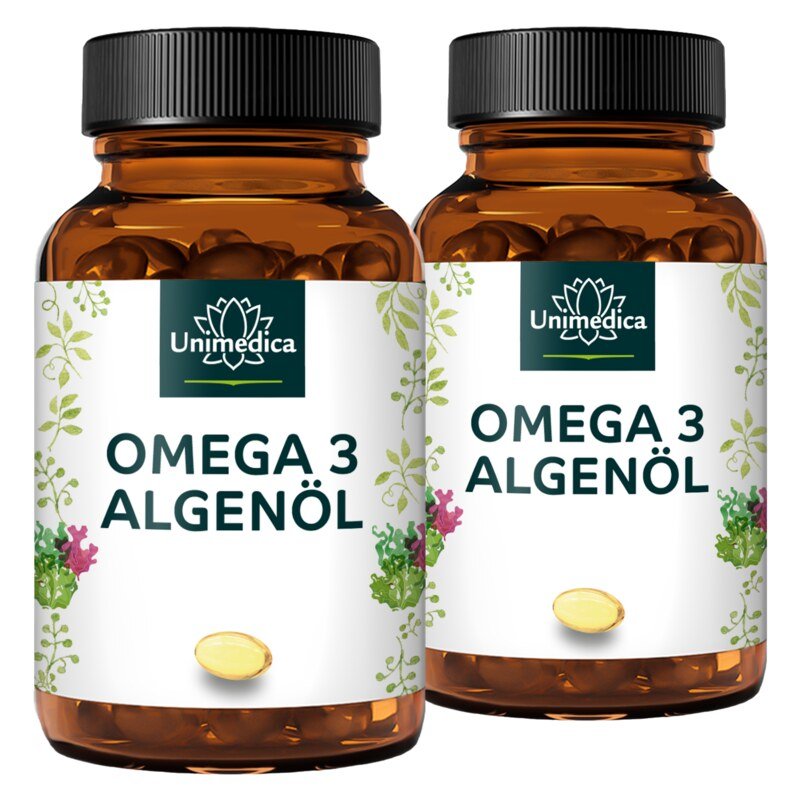 Set: Algae oil capsules - 2 x 90 capsules - from Unimedica