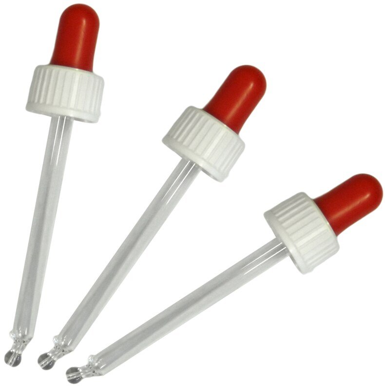50 ml - Pipette, roter Sauger, weißer Verschluss, 10 Stück