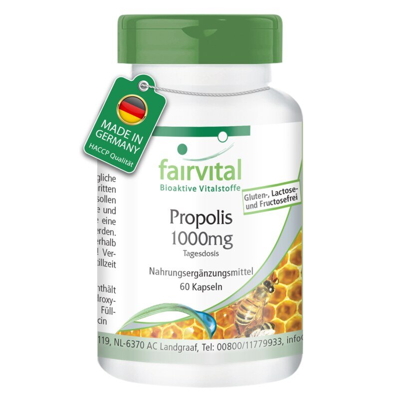 Propolis 1000 mg Tagesdosis - 60 Kapseln
