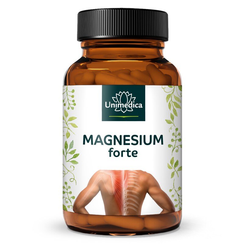 Magnesium forte - 400 mg per daily dose - 365 capsules - from Unimedica