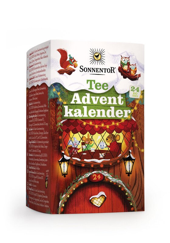 Tee Adventskalender Bio 24 Aufgussbeutel - Sonnentor