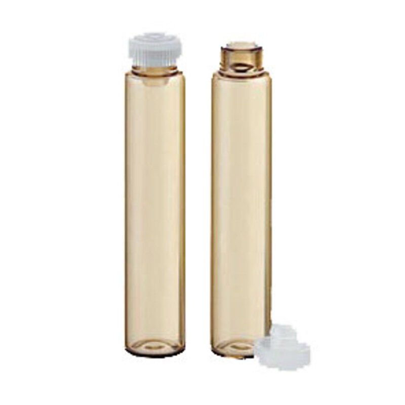 Rolled-edge glass vials 2g brown