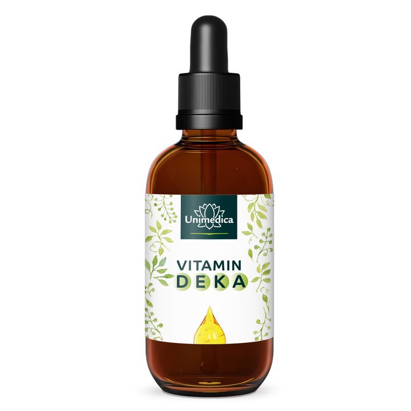 Vitamin D E K A Drops  with all the fat-soluble vitamins in one powerful combination product - 50 ml - from Unimedica